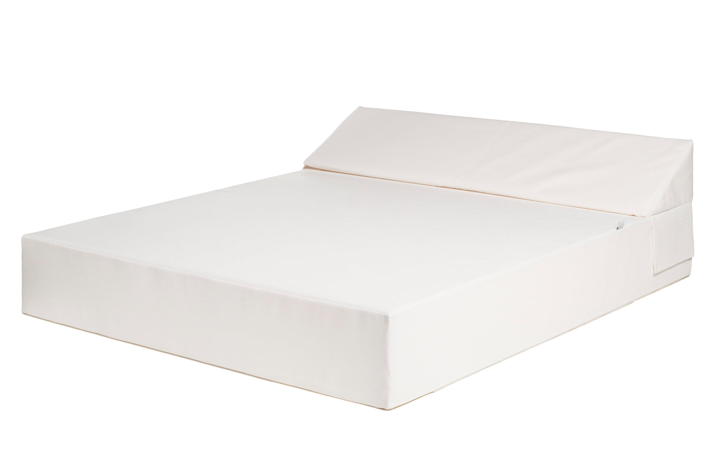 SUN PACK GRAND BED COZIP | 1 Grand Bed deux places 200x180xh30 ou 38 cm + 2 coussins 50x70 cm + 1 Housse de protection + 3 Piètements 180cm