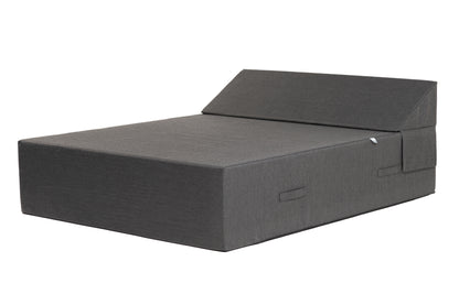 SUN PACK PALOMA POUF | 1 Lit de piscine COZIP deux places 180x140x38cm + 2 coussins 50x70 cm + 1 pouf 40x40cm