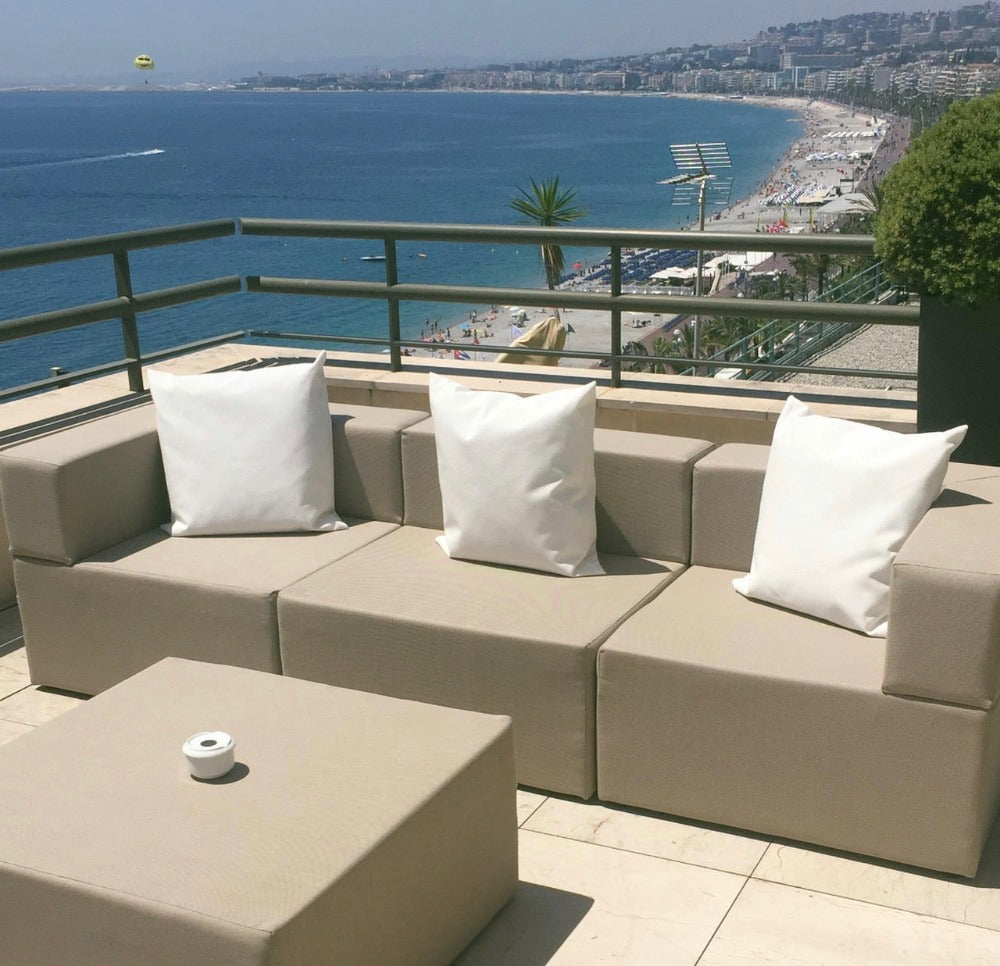 SERENA | Sillón de exterior | 80x80, asiento 38, respaldo 25 cm