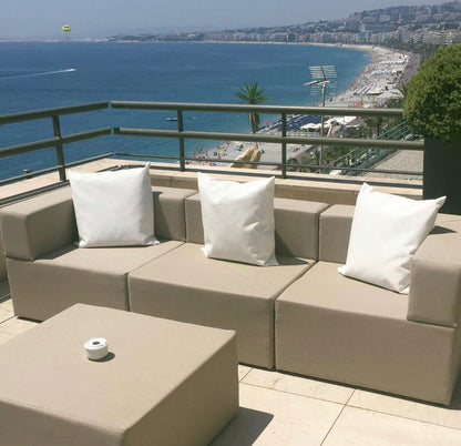 SERENA | Sillón de exterior | 80x80, asiento 38, respaldo 25 cm