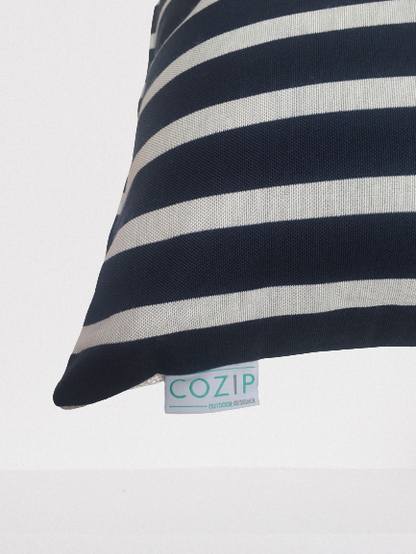Coussin d'extérieur Cozip MARIN | Tissu Jean-Paul Gaultier