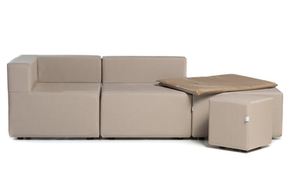SUN PACK SOFAS | 2 Corner armchairs + 4 Armchairs + 2 pouffes + 1  protective Cover
