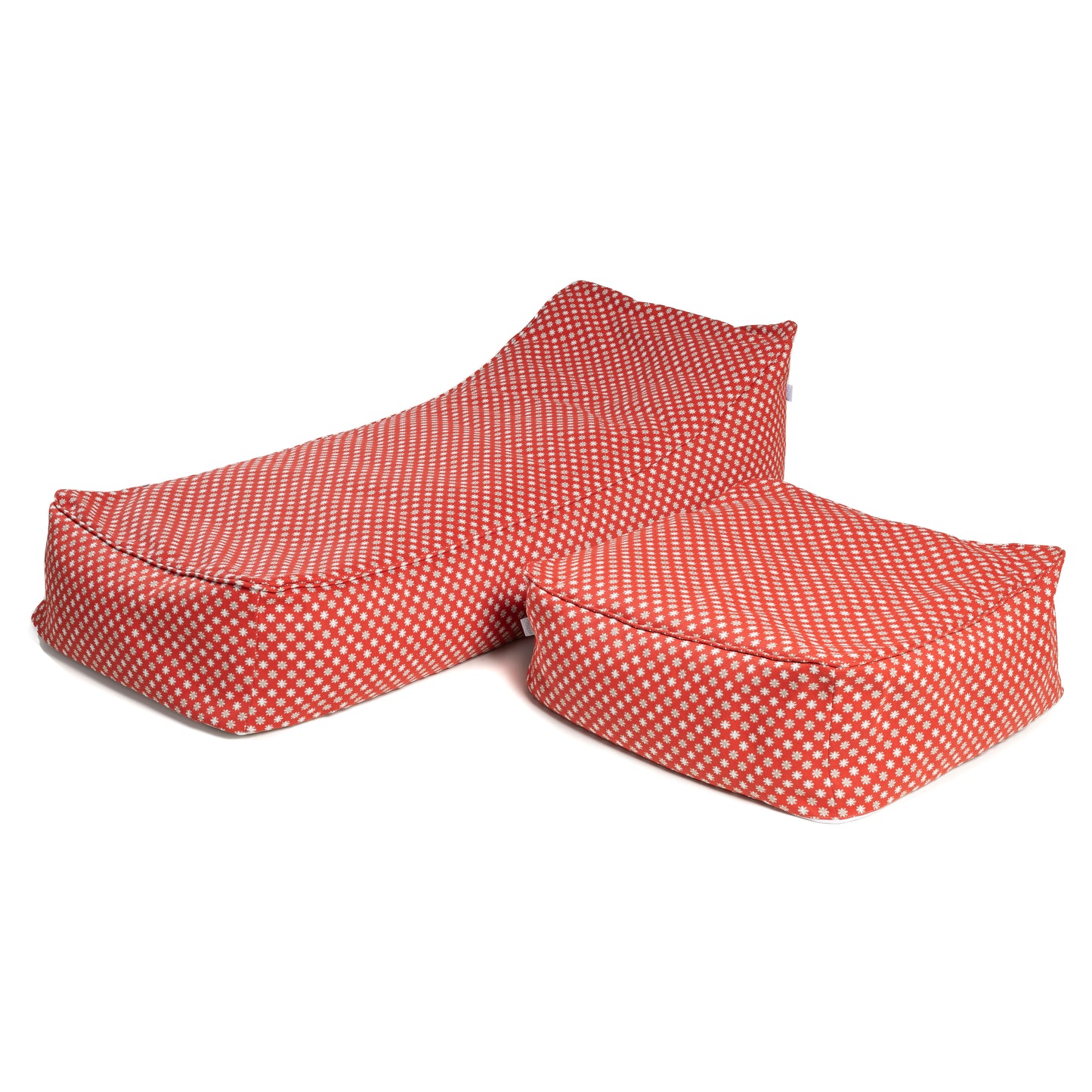SUN PACK BOHÈME ELITIS | 1 fauteuil à billes (180 x 80 x h50 cm) + 1 coussin de sol à billes (80 x 80 x h30 cm)