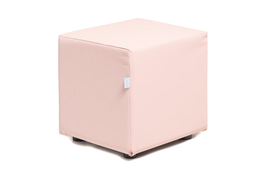 SERENA Rose Barbie | Pouf extérieur COZIP | 40x40xh40 cm