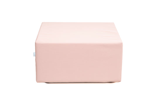 SERENA Rose Barbie | Pouf extérieur COZIP | 80x80xh40 cm