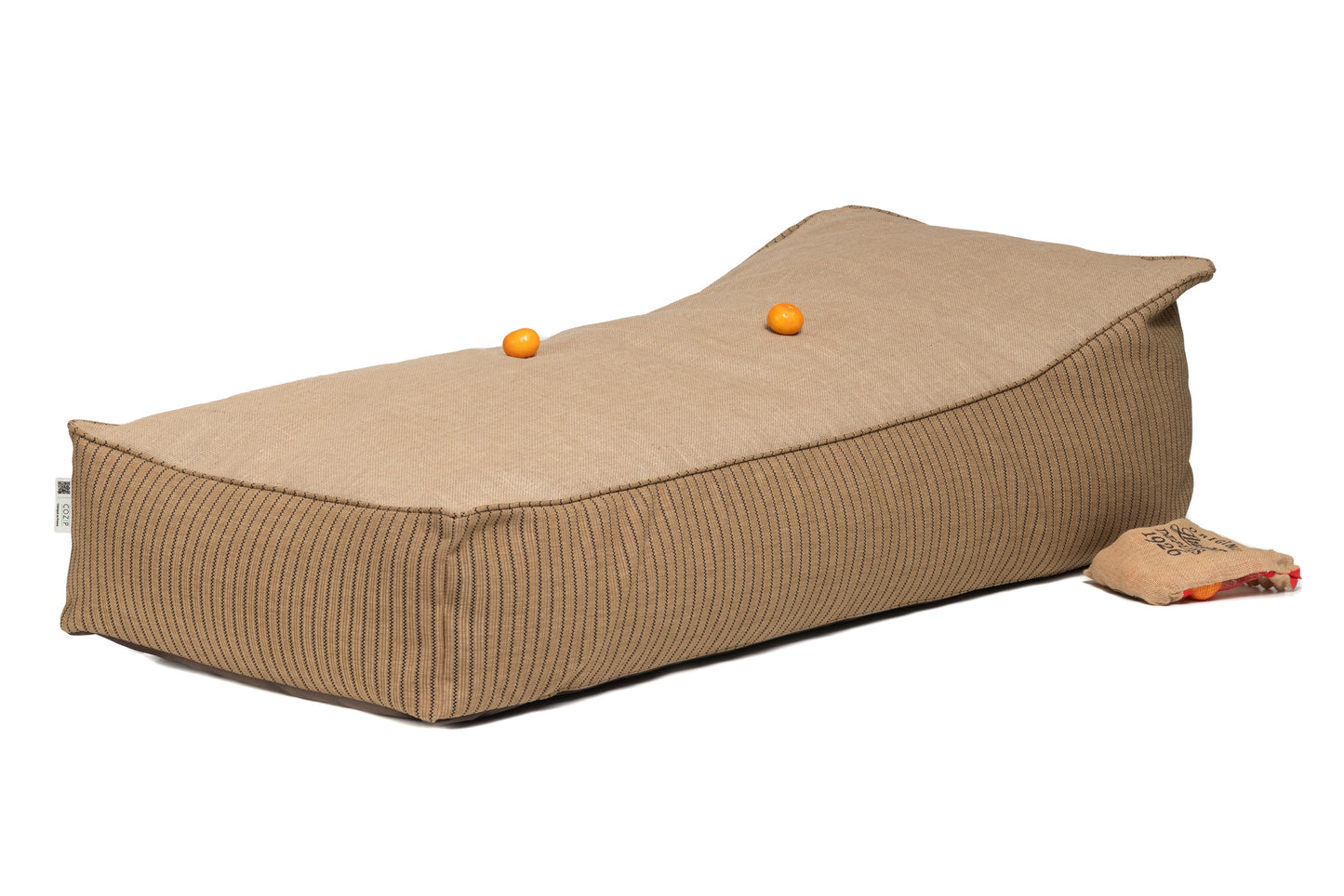 BOHÈME JUTE et ELITIS | Fauteuil à billes COZIP | 180 x 80 x h50 cm