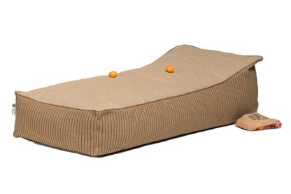 BOHÈME JUTE et ELITIS | Fauteuil à billes COZIP | 180 x 80 x h50 cm