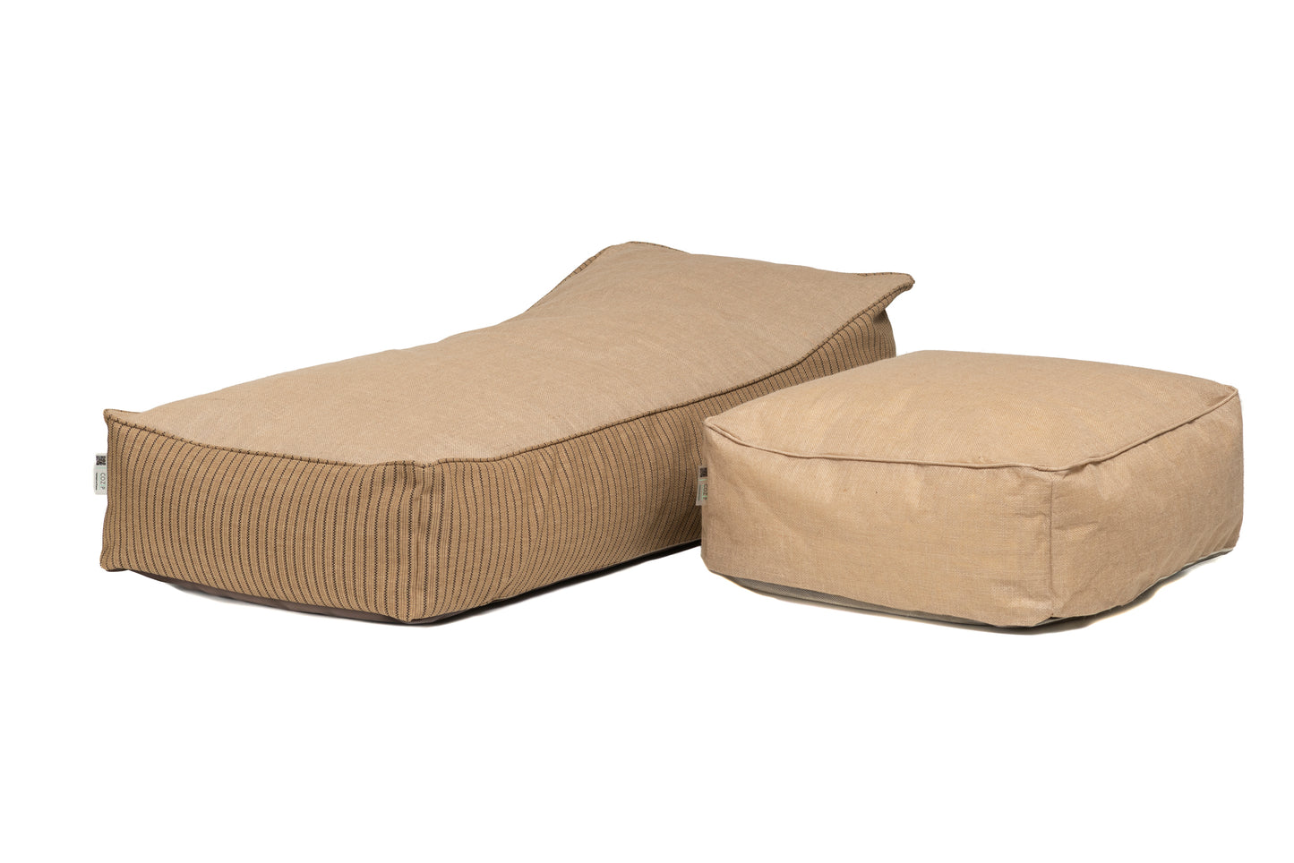BOHÈME JUTE et ELITIS | Fauteuil à billes COZIP | 180 x 80 x h50 cm