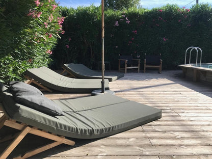 Gil | Matelas de Plage kaki COZIP | 180x60xh10 cm