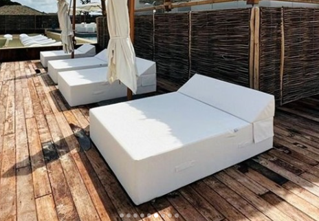 PALOMA | Lit de piscine COZIP | 180x140xh38 cm