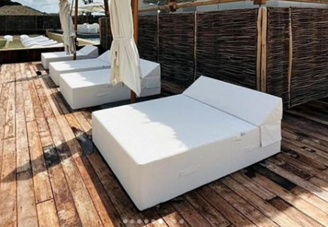 PALOMA | Beach Bed and Pool | 180x140xh38 cm