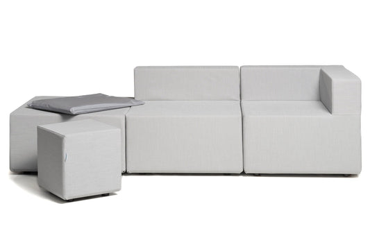 SUN PACK SOFAS | 2 Corner armchairs + 4 Armchairs + 2 pouffes + 1  protective Cover