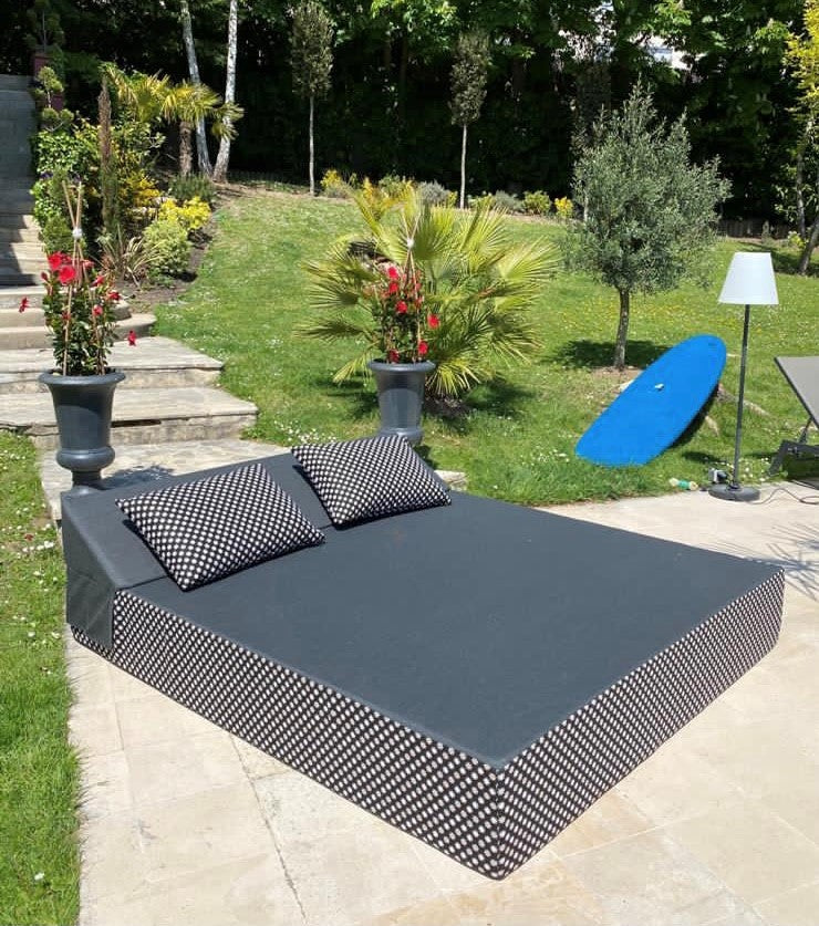 VALENTIN | Beach Bed and Pool | 200x180xh30 cm