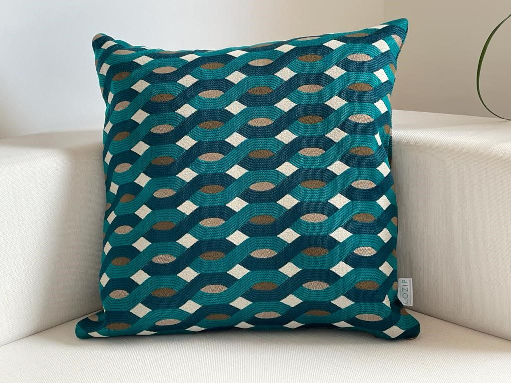 Coussin d'extérieur Cozip MEGEVE | Tissu Elitis